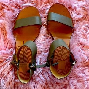 Dolce vita army green sandals